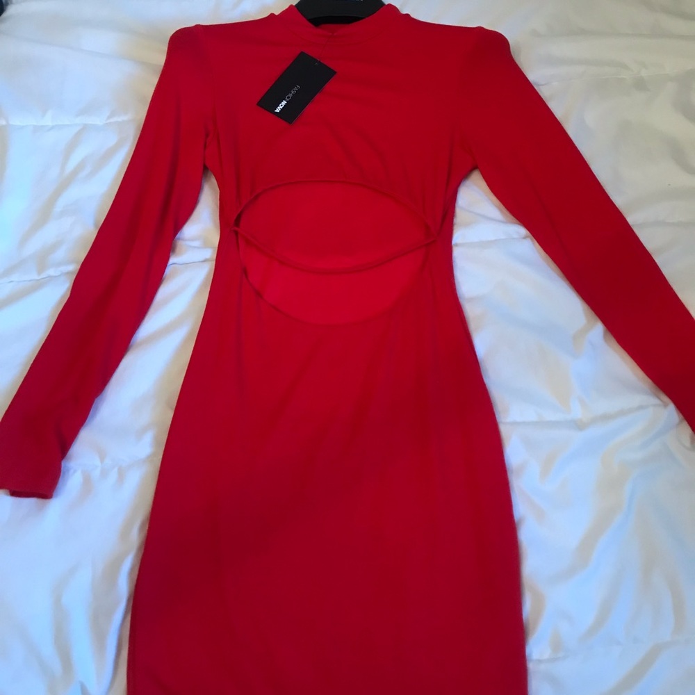 Red dress